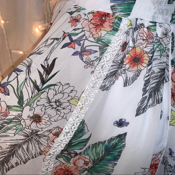 TORRID ⭐️ White Crochet Chiffon Mini Dress - Picture 7 of 13